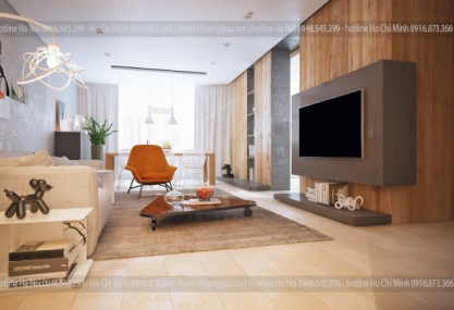 Interior Design of apartment 78m2 Vicoland Hai Chau-Da Nang